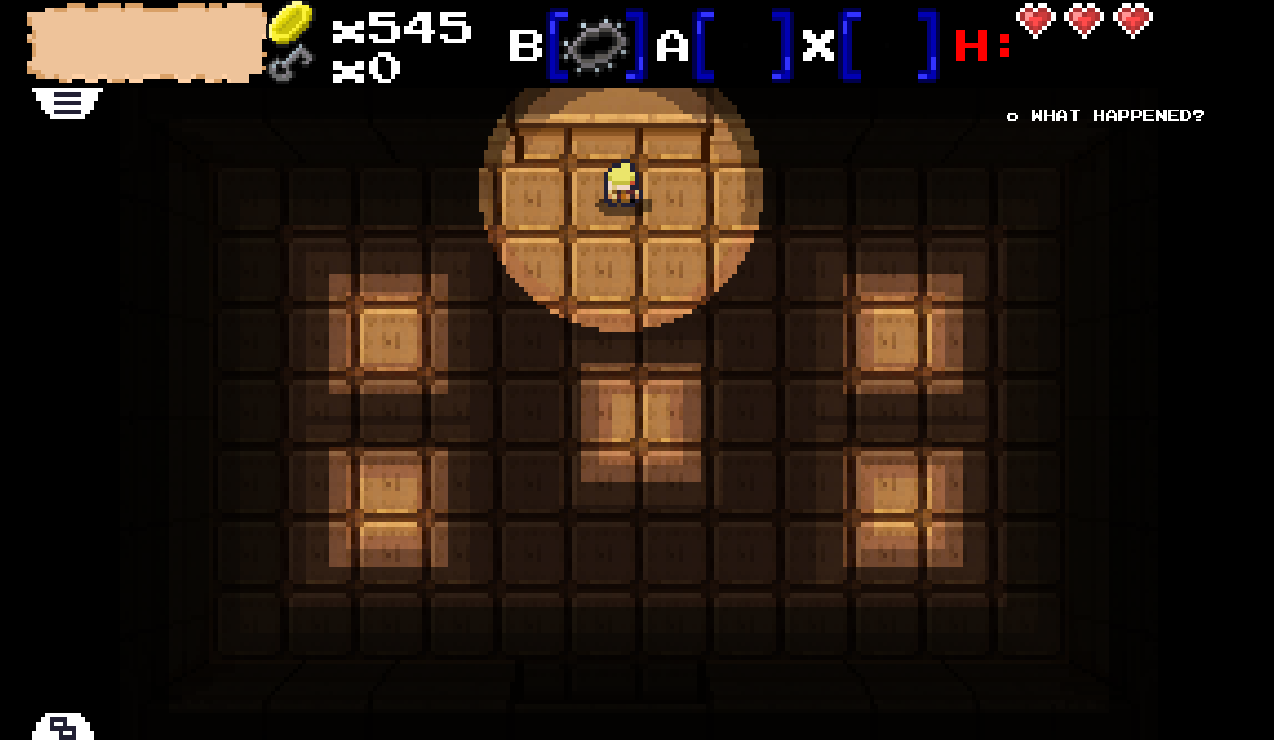 The desert dungeon under torchlight