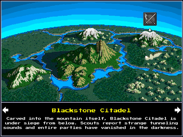 Blackstone Citadel, besieged from below